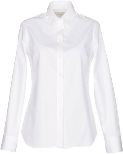 Paul & Joe Shirt Cotton, Elastane - White