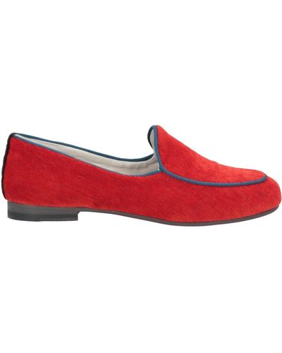 Dotz Loafers Textile Fibers - Red
