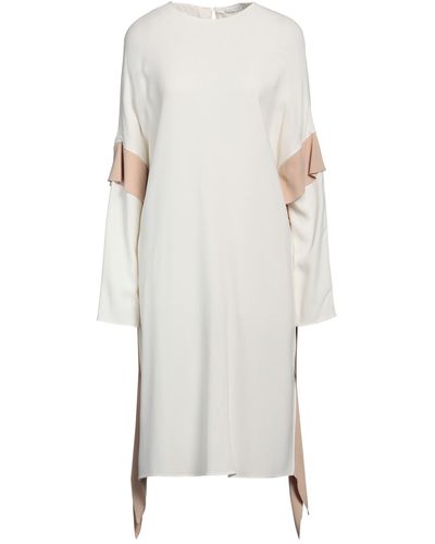 Agnona Midi Dress Viscose, Elastane - White