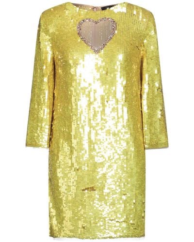 Elisabetta Franchi Mini Dress - Yellow