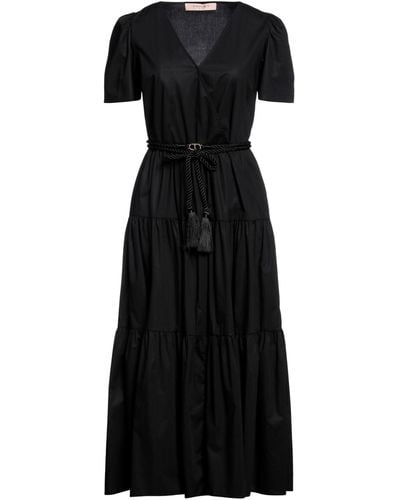 Twin Set Maxi Dress - Black