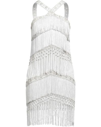 Elisabetta Franchi Minivestido - Blanco