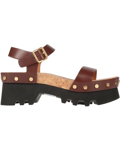 Chloé Cocoa Sandals Leather - Brown