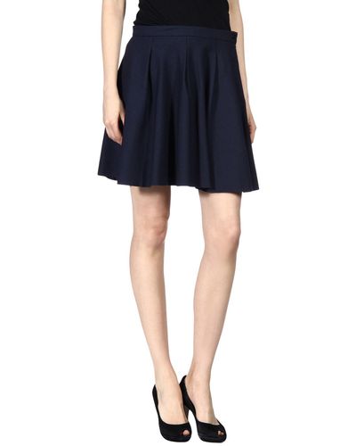 Pomandère Mini Skirt - Blue