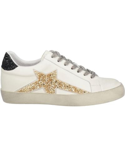 Lola Cruz Off Trainers Leather - Natural