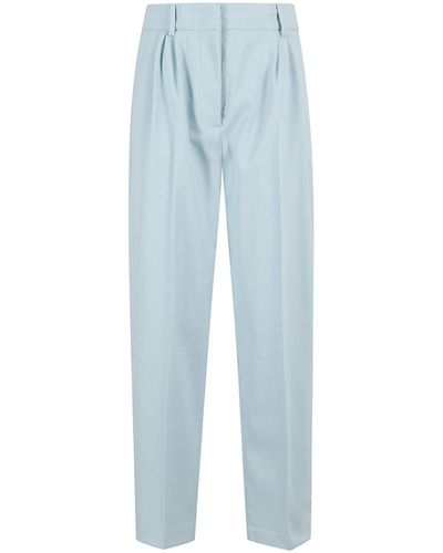 Erika Cavallini Semi Couture Pantalon - Bleu