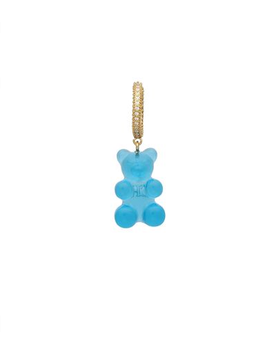 Crystal Haze Jewelry Single Earring - Blue