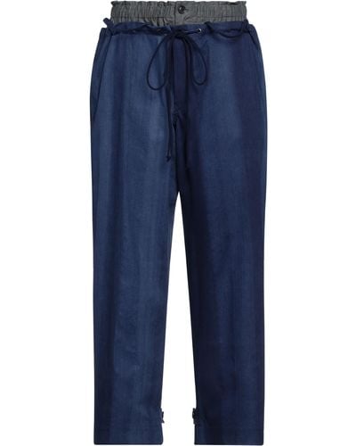 Y's Yohji Yamamoto Pantalon en jean - Bleu