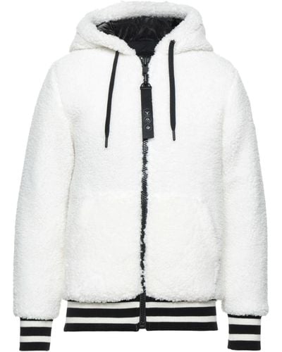 Moose Knuckles Shearling & Teddy - White