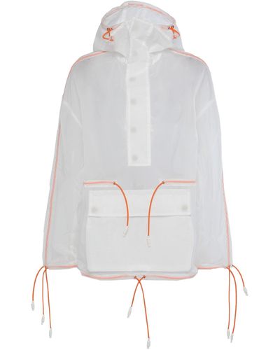 Sunnei Overcoat & Trench Coat - White