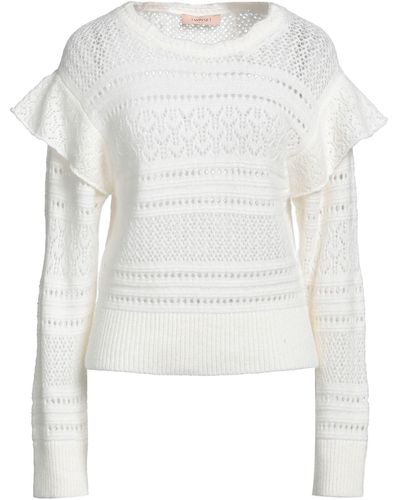 Twin Set Sweater - White