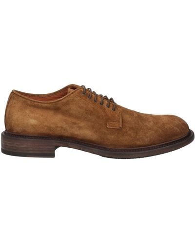 Pantanetti Lace-Up Shoes Leather - Brown