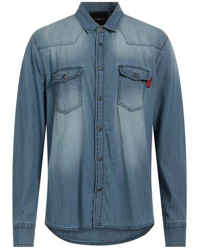John Richmond Denim Shirt Cotton - Blue