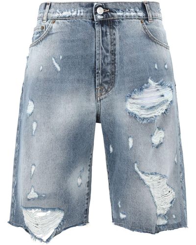 Buscemi Shorts Jeans - Blu
