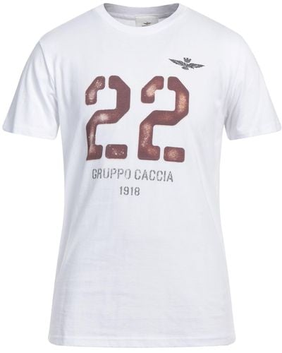 Aeronautica Militare T-shirts - Weiß