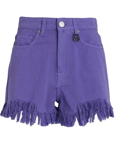 Gaelle Paris Denim Shorts - Purple