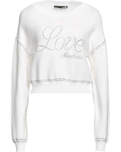 Love Moschino Pullover - Bianco