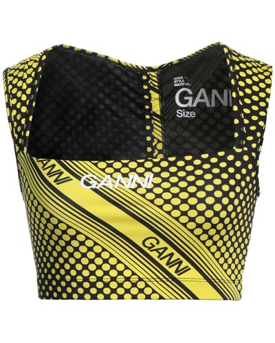 Ganni Top - Yellow