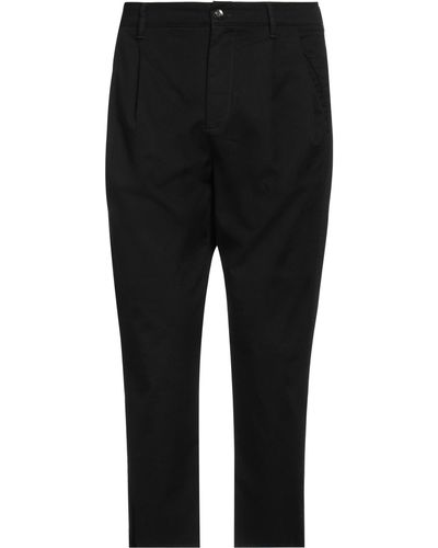 Officina 36 Cropped Trousers - Black