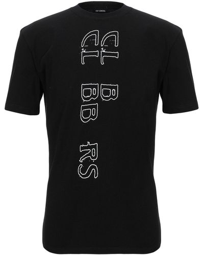 Raf Simons T-shirts - Schwarz