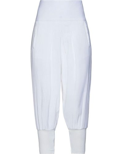 Le Full Cropped Pants - White