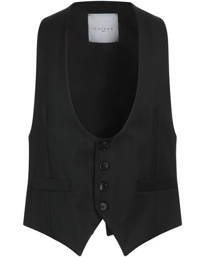 Gaelle Paris Tailored Vest - Black