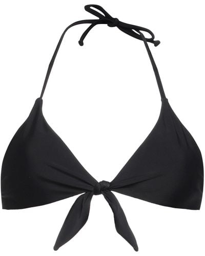 Black Coral Bikini Top - Black