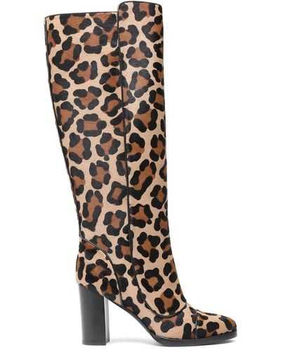 Michael Kors Finn Leopard Calf Hair Boot - Multicolour