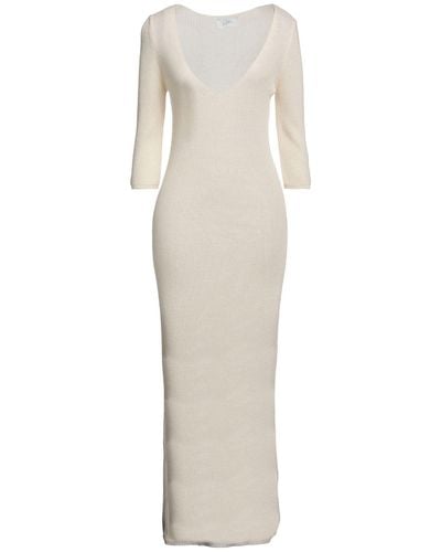 Soallure Midi Dress - White