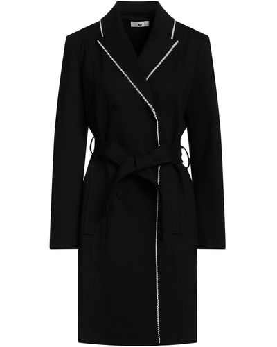 Twin Set Overcoat & Trench Coat - Black