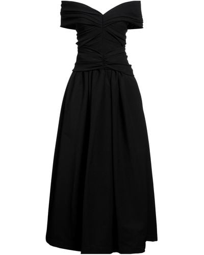 Preen By Thornton Bregazzi Midi Dress - Black