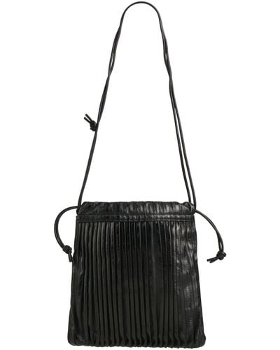 Anita Bilardi Shoulder Bag Leather - Black