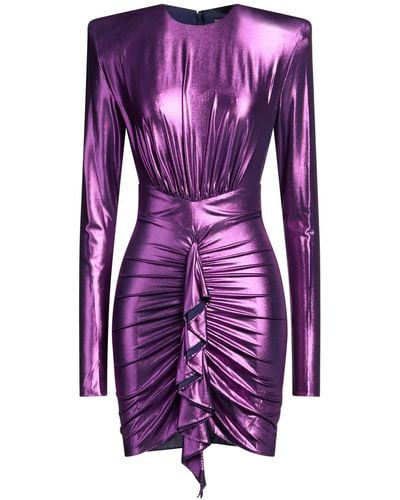 Alexandre Vauthier Mini Dress - Purple