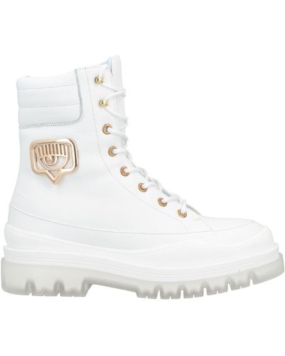 Chiara Ferragni Ankle Boots - White