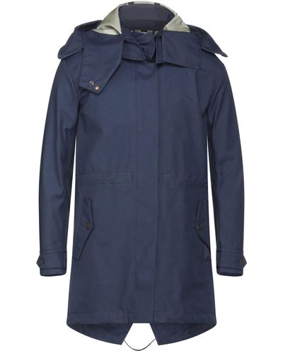 Spiewak Overcoat & Trench Coat - Blue