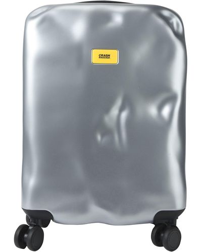 Crash Baggage Icon Four-wheel Cabin Suitcase 55cm - Gray