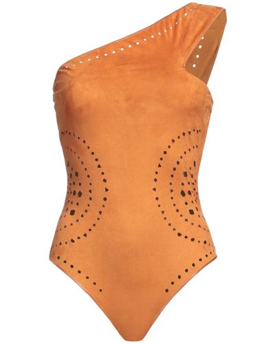 ME FUI One-piece Swimsuit - Orange