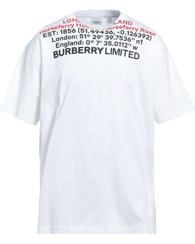 Burberry Camiseta - Blanco