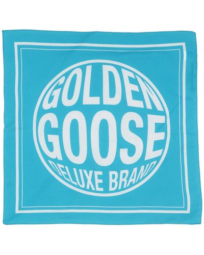 Golden Goose Écharpe - Bleu