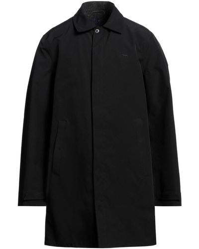 Harmont & Blaine Overcoat & Trench Coat - Black