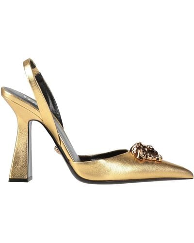 Versace Court Shoes Leather - Metallic