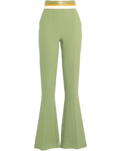Green Elisabetta Franchi Pants, Slacks and Chinos for Women | Lyst