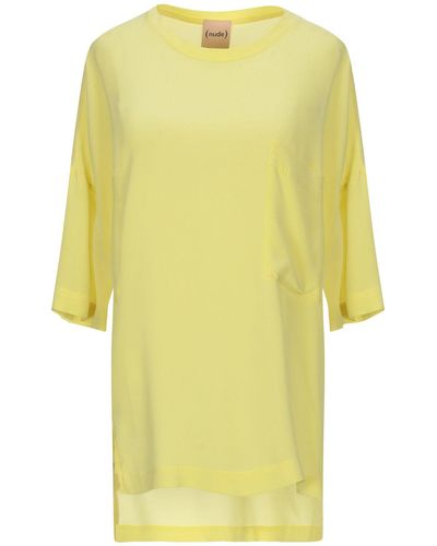 Nude Blouse - Yellow