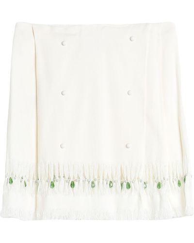 Marco De Vincenzo Mini Skirt - White