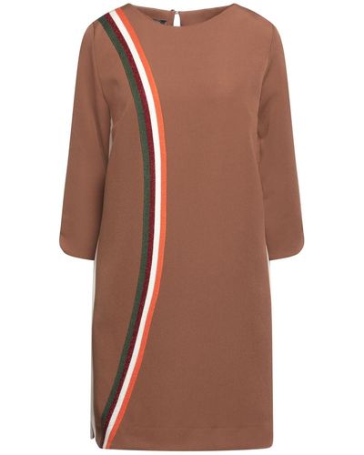 Hanita Mini Dress - Brown