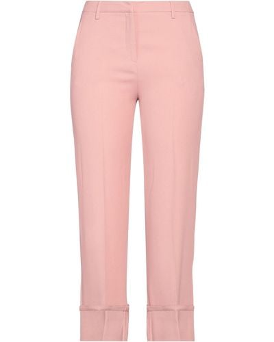 L'Autre Chose Cropped Trousers - Pink