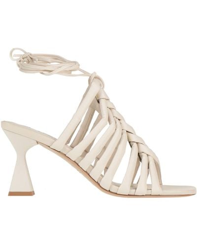 Tiffi Ivory Sandals Leather - Natural
