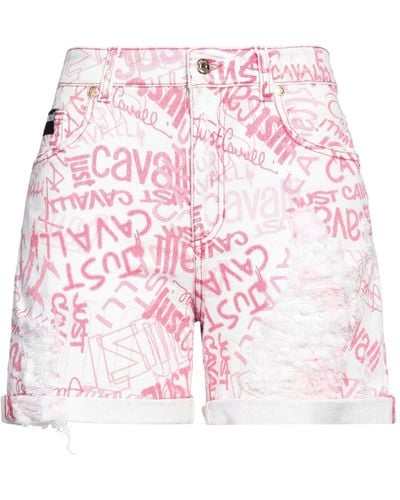 Just Cavalli Denim Shorts - Pink