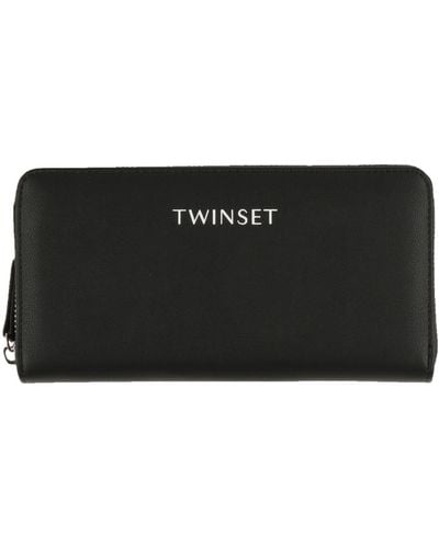 Twin Set Wallet - Black