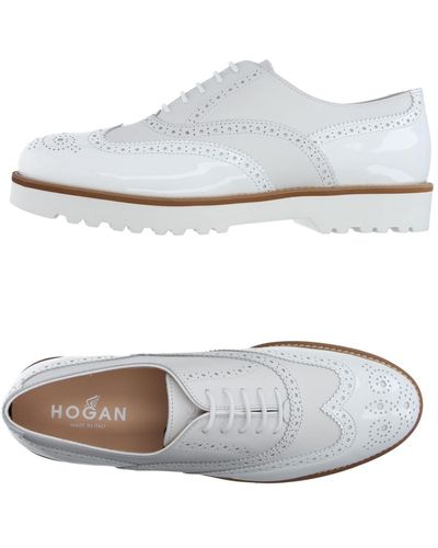Hogan Lace-up Shoes - White